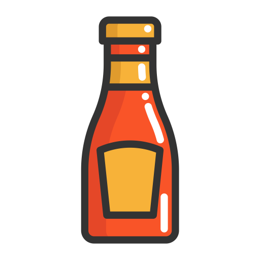 Ketchup svg vector icon