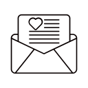 box, boxes, envelope, gift, heart, present svg vector icon