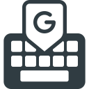brand, brands, google, keyboard, logo, logos svg vector icon