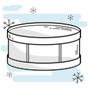 christmas, drum, drummer, instrument svg vector icon