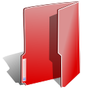 folder,red icon