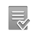 stamped,document,checkmark icon