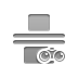 space,evenly,vertical,binoculars icon