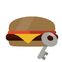 hamburguer,key icon