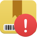 package,warning icon