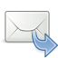 gnome,mail,forward,next,right,envelop,message,email,letter,yes,arrow,correct,ok icon