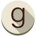 books, ebooks, g, goodreads, round, social media svg vector icon