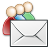 send,email,group,letter,mail,message,envelop icon