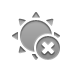 sun,close icon