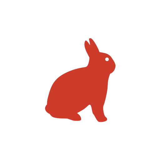 Rabbit svg vector icon