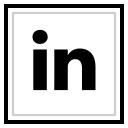 linkedin, logo, media, social svg vector icon