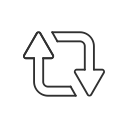 repeat, retweet, share, twitter svg vector icon
