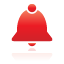 bell, red icon