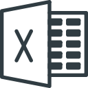 brand, brands, excel, logo, logos svg vector icon