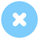 circle, cross, delete, remove svg vector icon