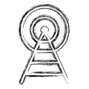 broadcast, productivity, radio, shape, signal, social svg vector icon