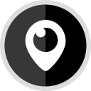 logo, media, online, periscope, social svg vector icon