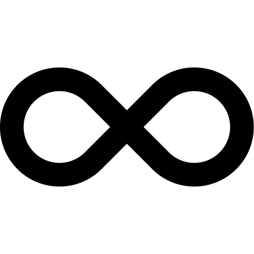 Infinite svg vector icon
