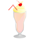 milkshake,strawberry,food icon