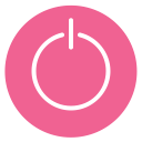 circle, off, on, style, turn svg vector icon