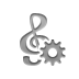 notation,composer,gear icon