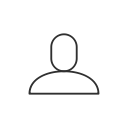 linkedin, me, profile, user svg vector icon