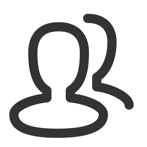 Friend svg vector icon