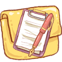 folder,notepad icon