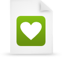 document, file, green, paper icon
