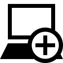 add, computer svg vector icon