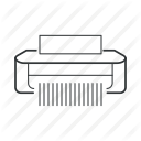 computer, cut, cutter, office, paper, paper shredder, shredder icon