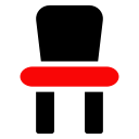chair, doctor, furniture, medical svg vector icon