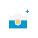 camera, photo, upload, upload photo svg vector icon