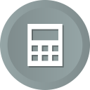 business, calculate, calculator, device, finance, math svg vector icon