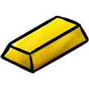 gold, ingot icon