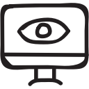computer, desktop, monitor, pc, screen, television, tv svg vector icon