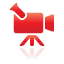 camcorder, red icon