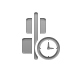 align,vertical,center,clock icon