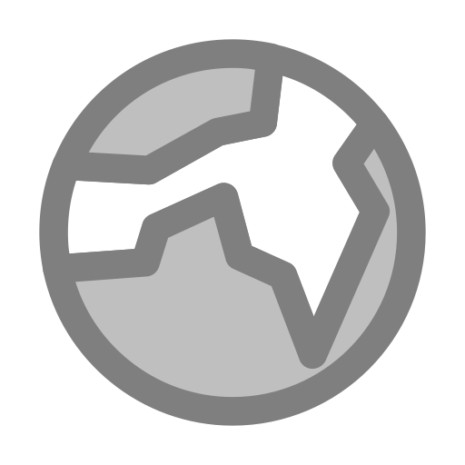 Earth svg vector icon