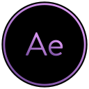 adobe, aftereffects, app, editing, film, movie, viedo svg vector icon