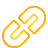 basic, broken, link, yellow icon