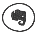 evernote, media, social svg vector icon