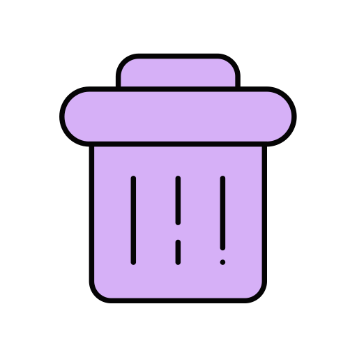 Trash svg vector icon