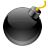bomb, boom, danger, military, war, warning icon