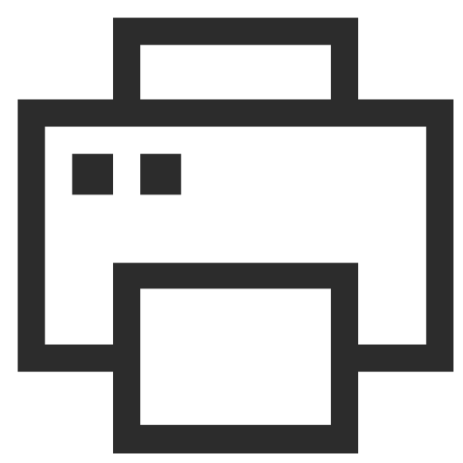 Printer svg vector icon