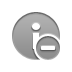 info,delete icon