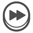 control, fast, forward, move, player, right svg vector icon