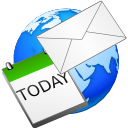 kontact,calendar,earth,email,world,date,schedule,globe,planet,mail,message,letter,envelop icon