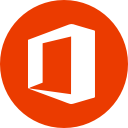 circle, microsoft, microsoft office, office, round svg vector icon