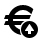 currency,sign,euro,arrow,arrow up,up icon